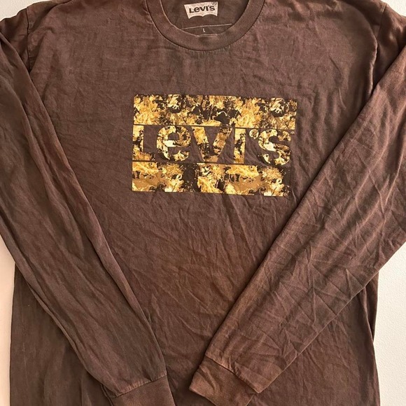 Other - Levi's long sleeve stone washed brown longsleeve shirt